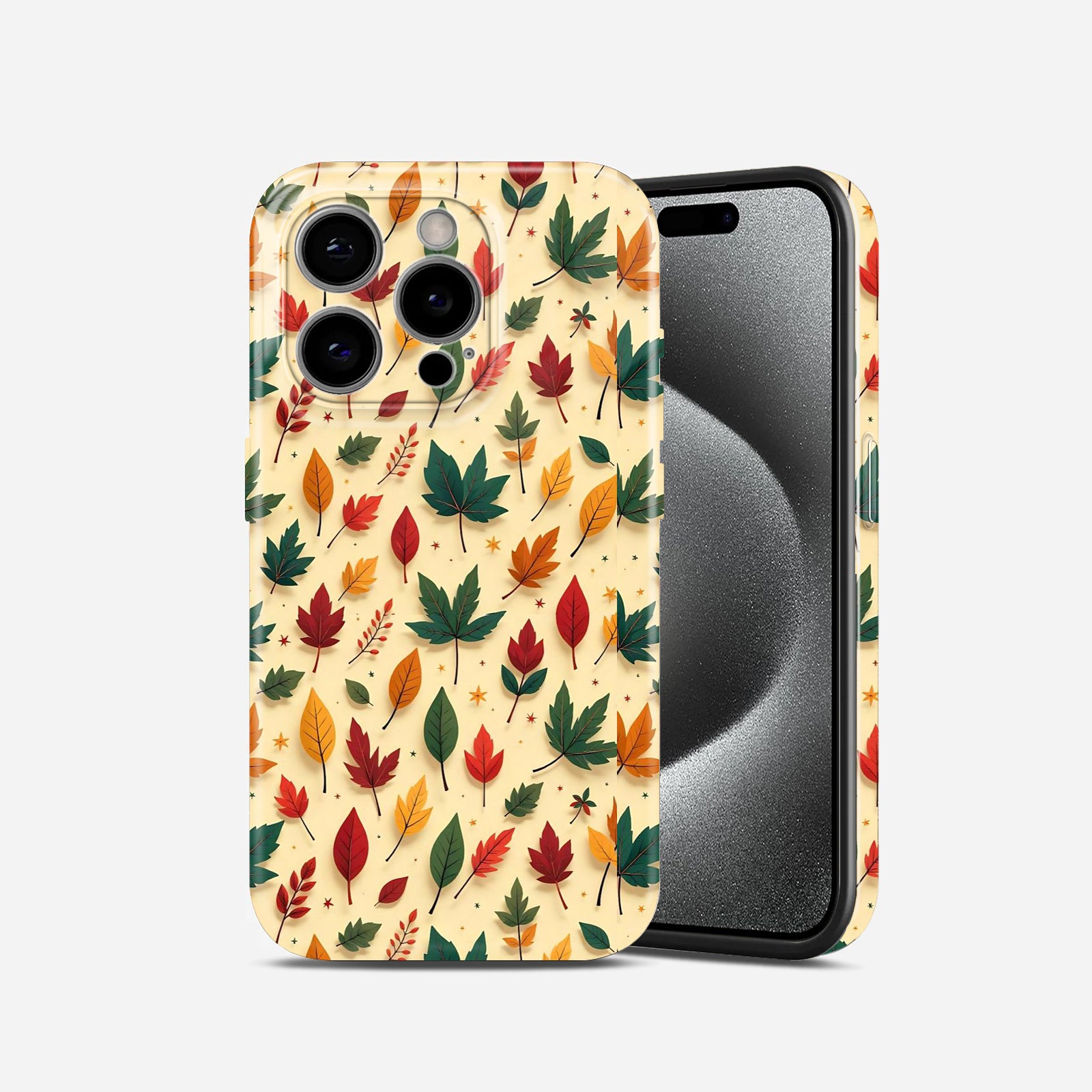 Autumn Leaves Pattern, Hard Glossy Case - Stylish & Protective Cover