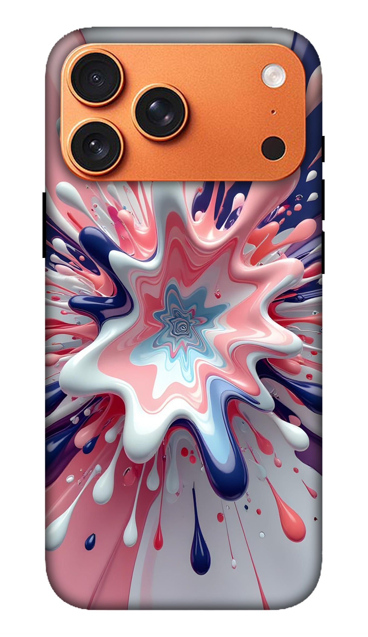Abstract Color Burst Artistic Phone Case