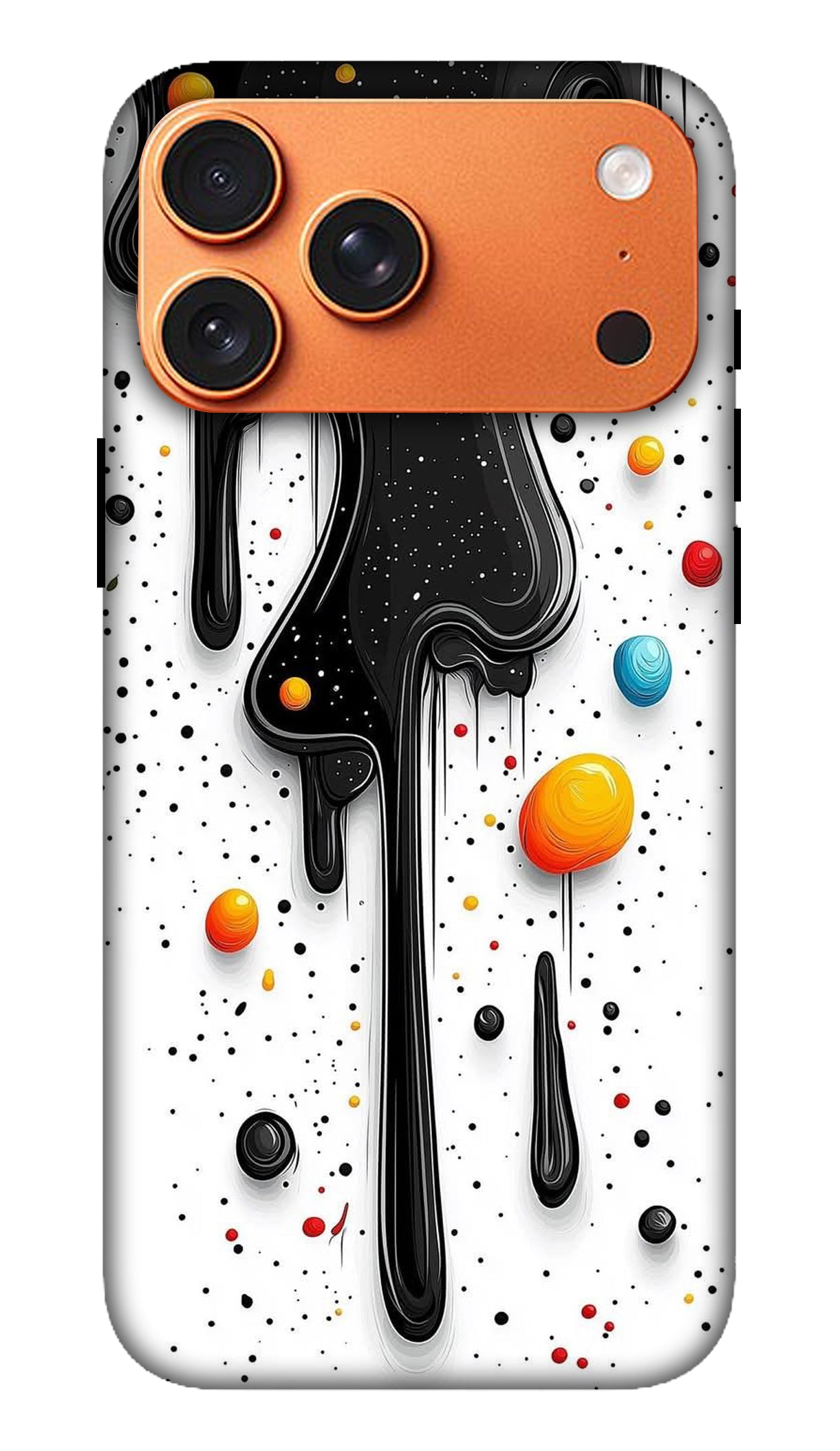 Abstract Minimal Drip Art Phone Case