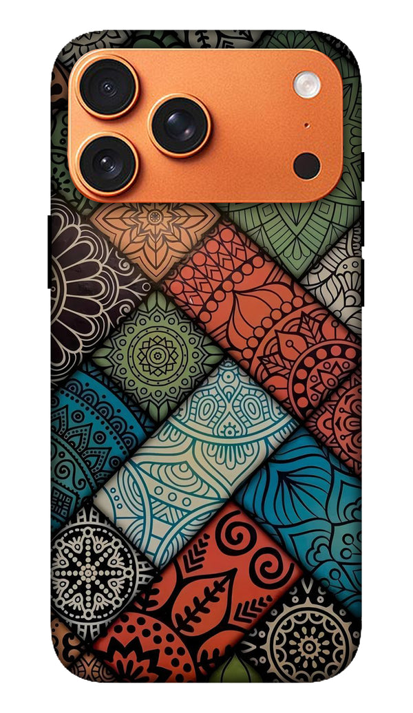Abstract Patchwork Pattern Luxury Phone Case