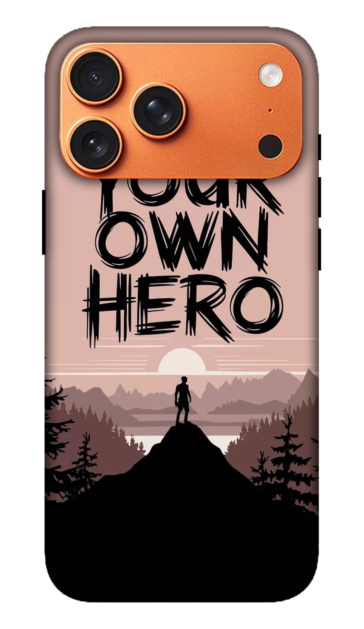 Be Your Own Hero Quote Phone Case