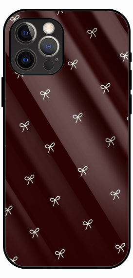 Black Bold Typography Premium Glass Phone Case