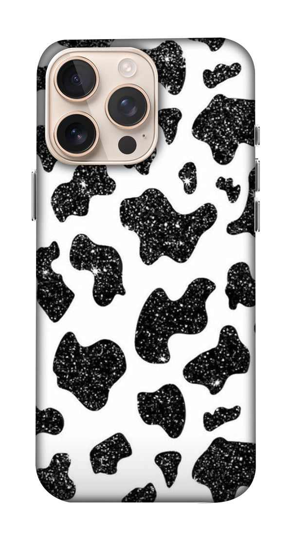 Black Cow Print Mobicase