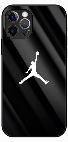 Black Gloss Minimal Premium Glass Phone Case