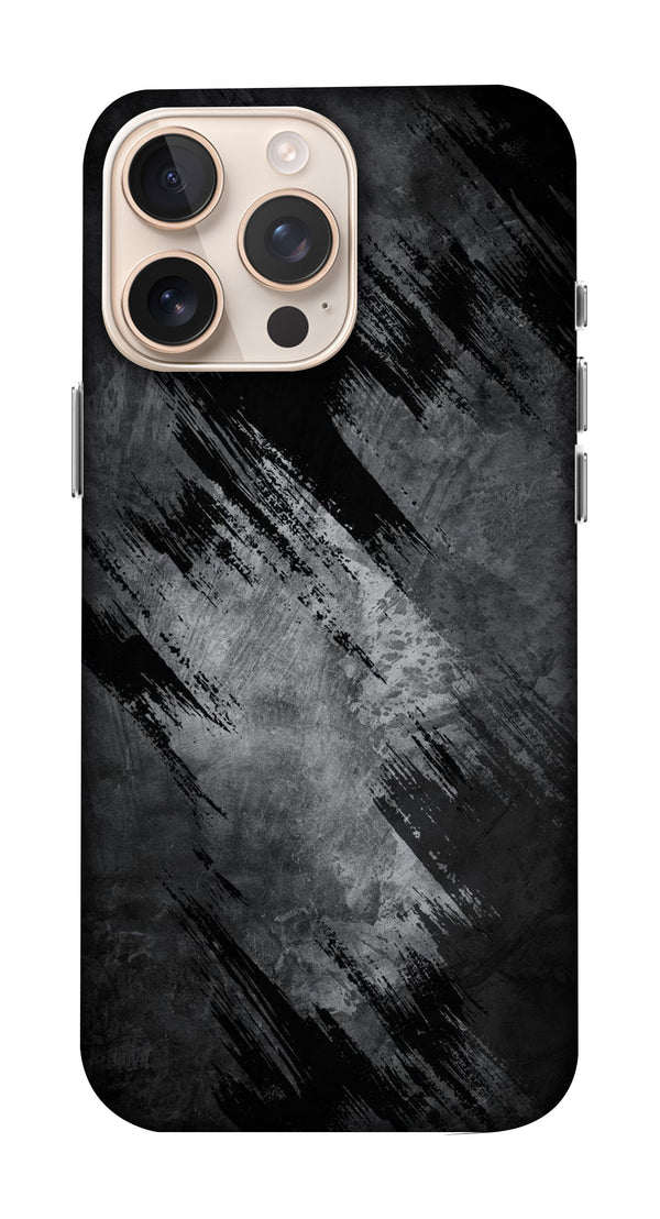 Black White Marble Swirl Phone Case