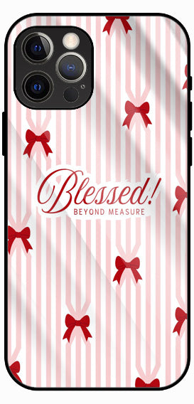 Blessed Bows Premium Glass Phone Case