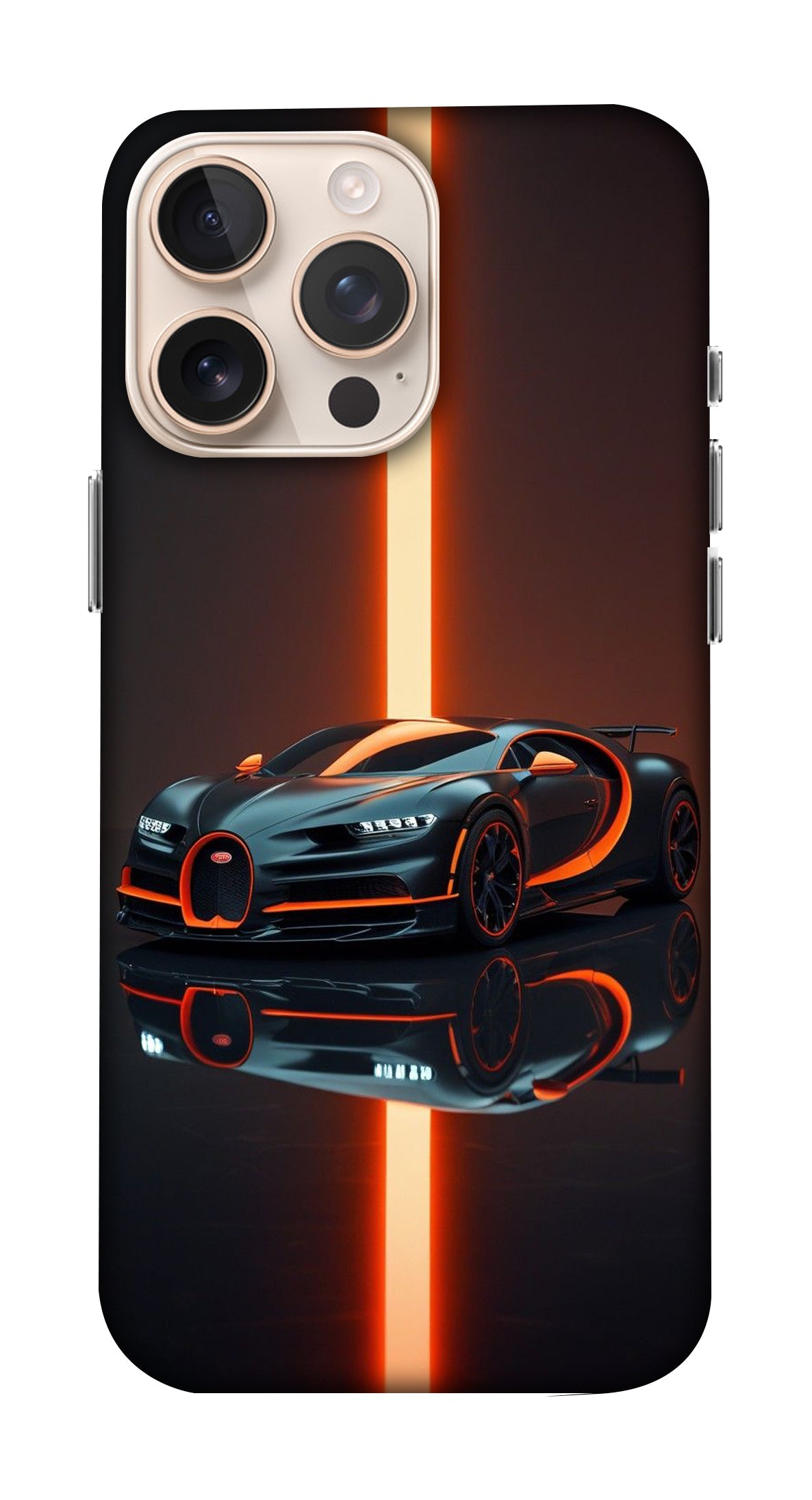 Bugatti Car in Orange Lights Mobicase