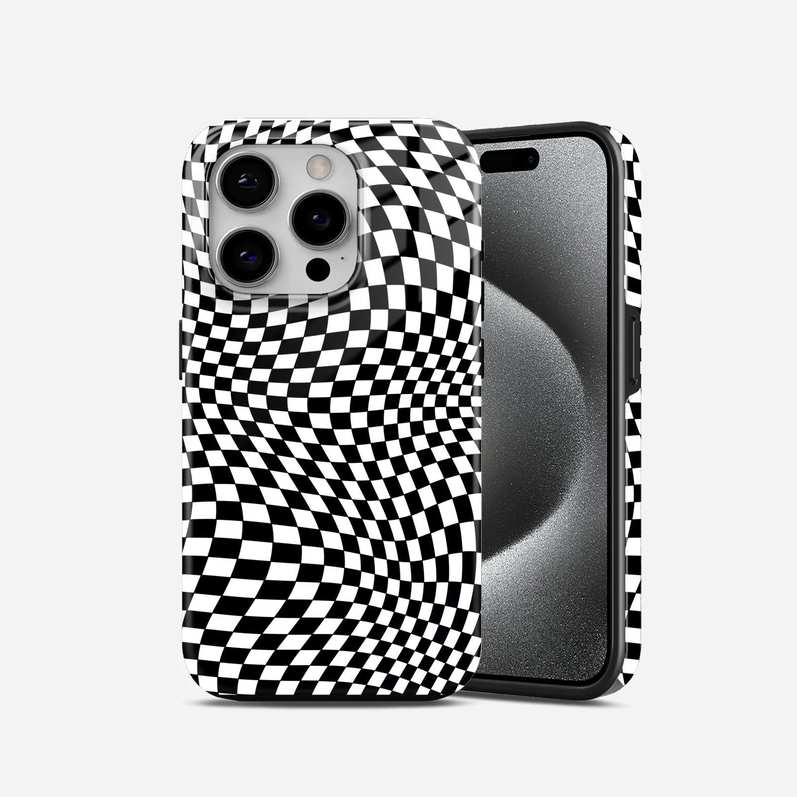 Checkered 2 in 1 Mobile Case