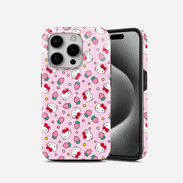 Cherry Pattern 2 in 1 Mobile Case