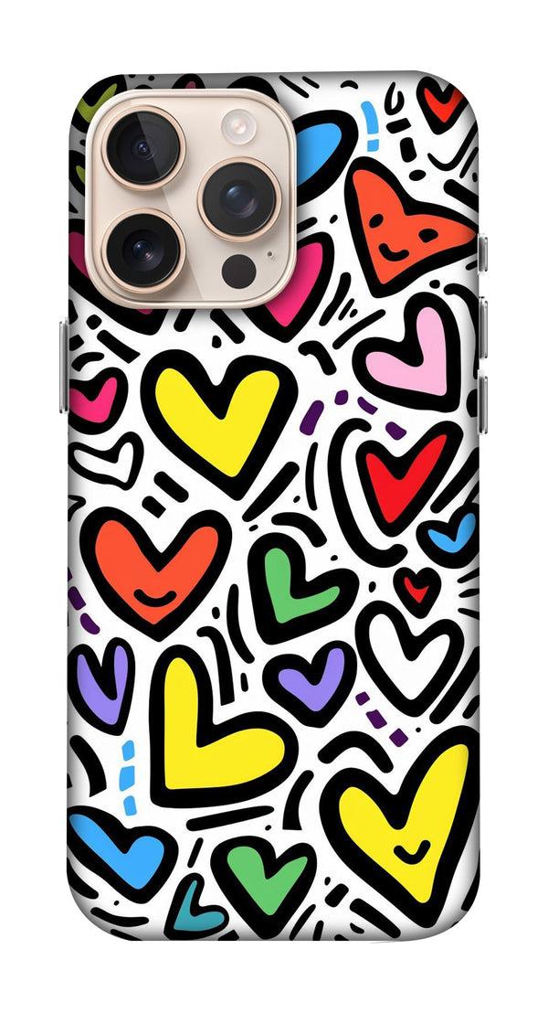 Colorful Hearts Mobicase