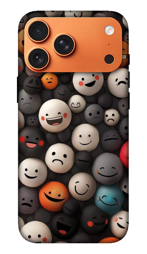 Cute Emoji Pattern Aesthetic Phone Case