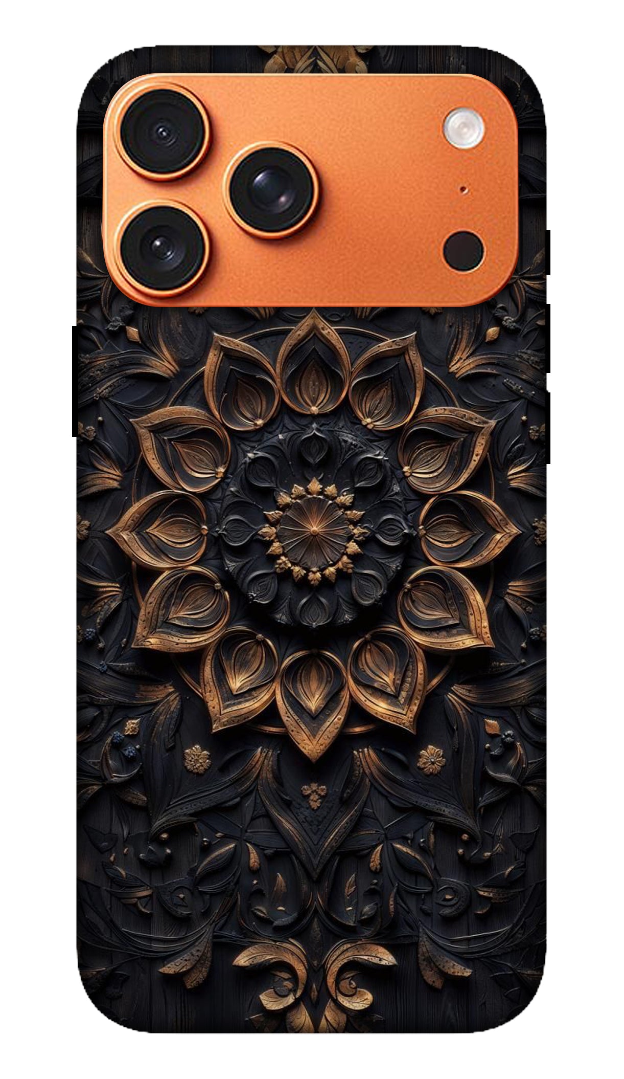 Dark Floral Mandala Elegant Phone Case