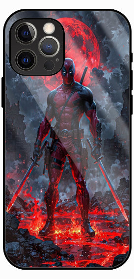 Dark Hero Lava Power Luxury Glass Back Phone Case