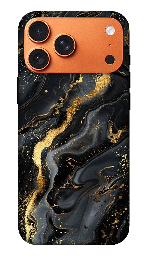 Dark Marble Gold Lines Phone Case