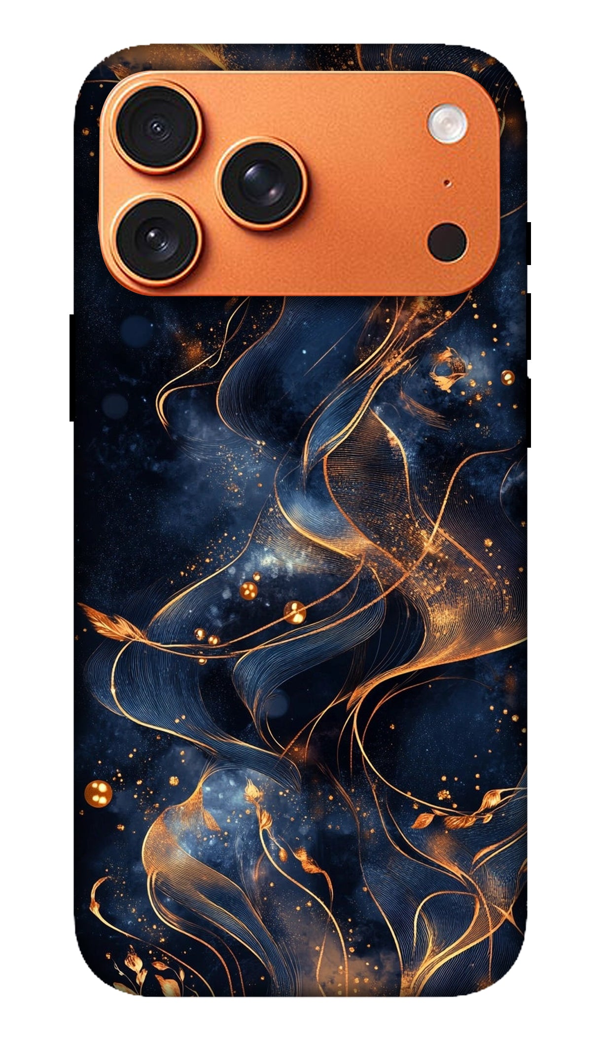 Dark Marble Gold Vein Phone Case