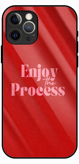 Enjoy The Process Premium Glass Phone Case