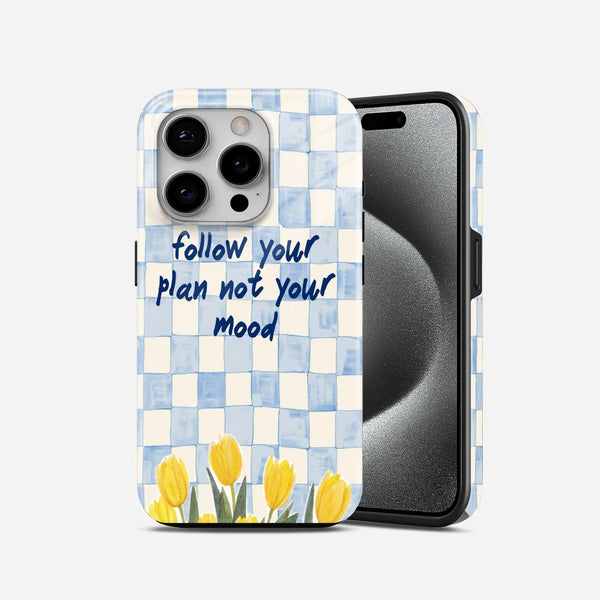 Follow Your Plan 2 in 1 Mobile Case