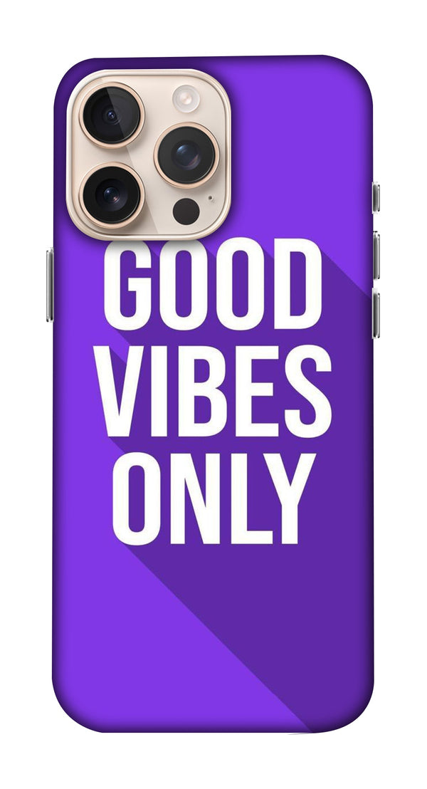 Good Vibes Only Wordings Mobicase