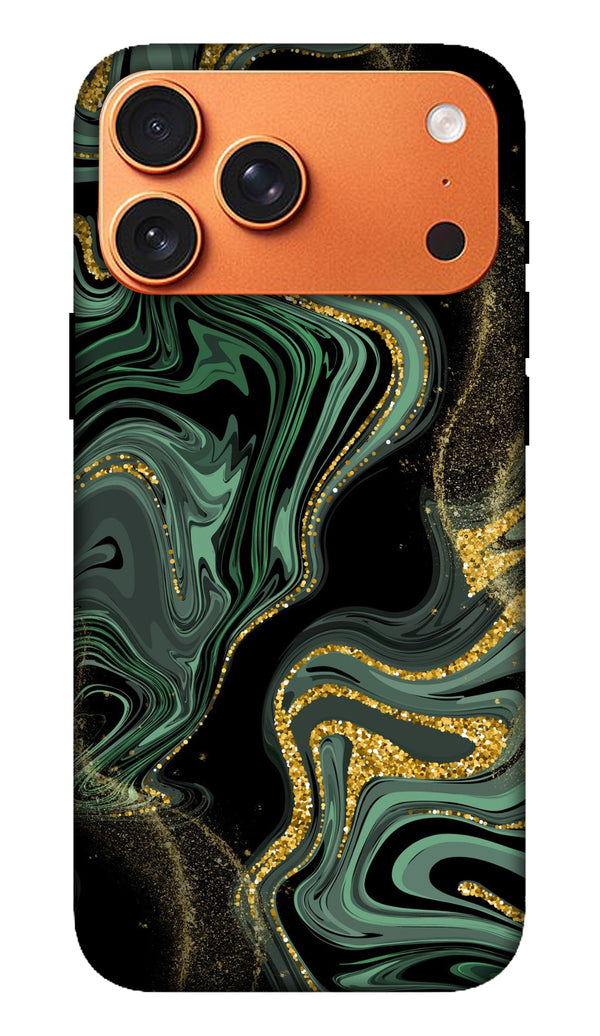 Green Marble Flow Pattern Phone Case
