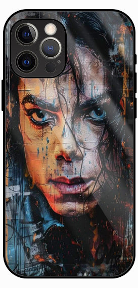 Intense Face Paint Art Luxury Glass Back Phone Case