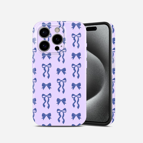 Light Purple Bows Hard Glossy Case - Stylish & Protective Cover