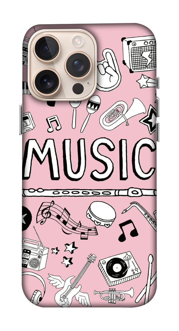 Music Themed Pink Mobicase