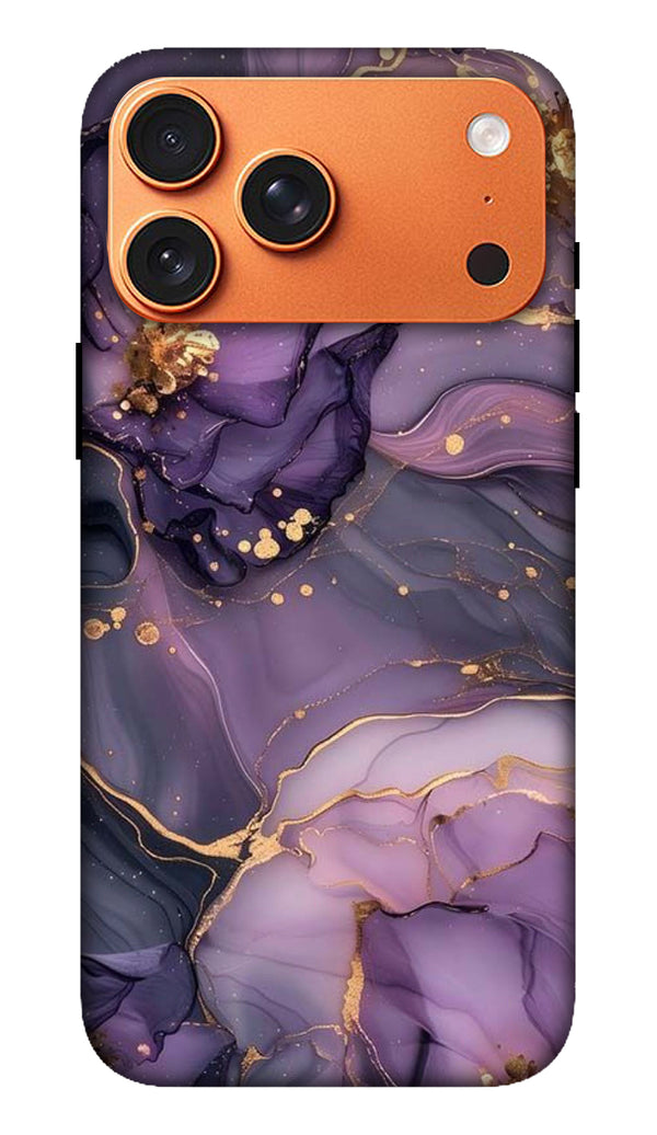 Purple Marble Soft Texture Phone Case