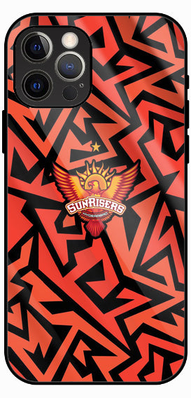 Red Flame Bold Premium Glass Phone Case