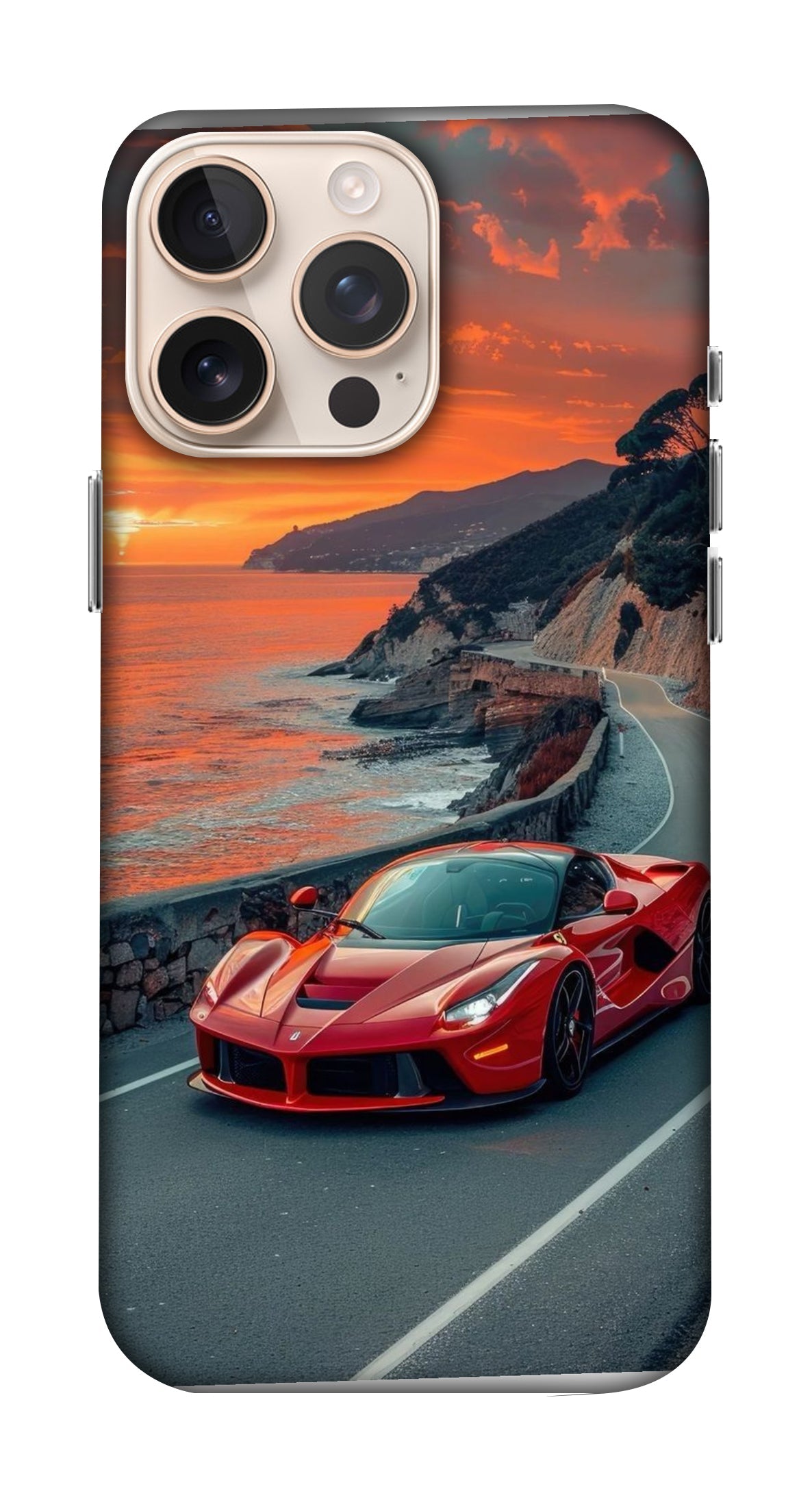 Red Sports Car with Scenic View Mobicase