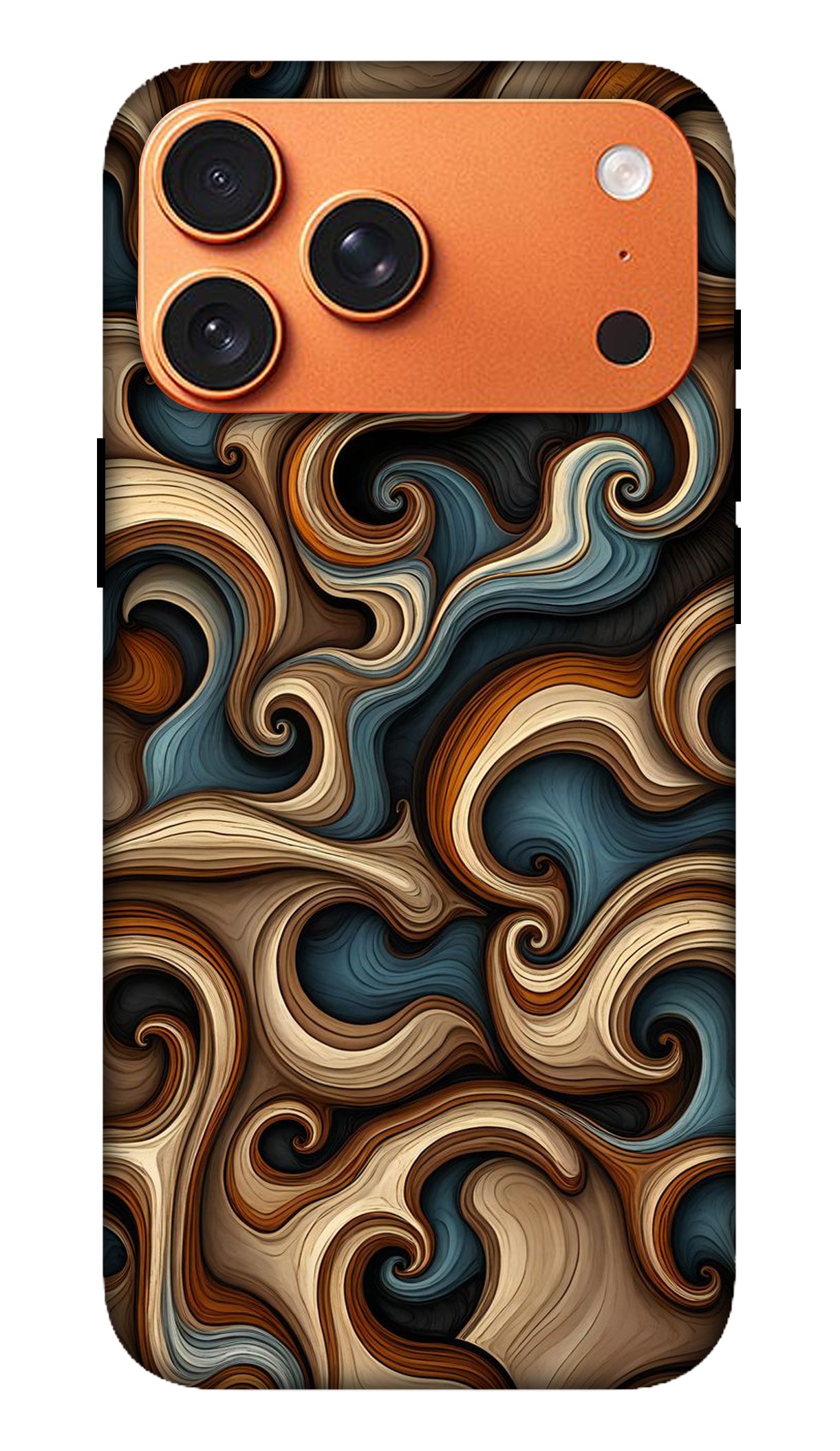 Retro Wave Pattern Abstract Phone Case