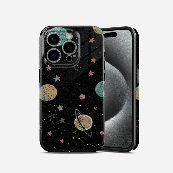 Space Themed Hard Glossy Case - Stylish & Protective Cover