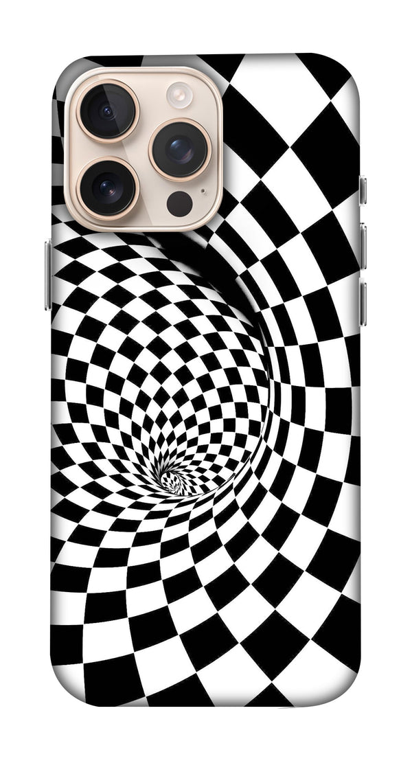 Spiral Black and While Mobicase