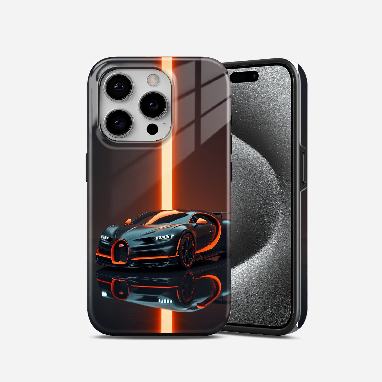 Sports Car in Lighting 2 in 1 Mobile Case