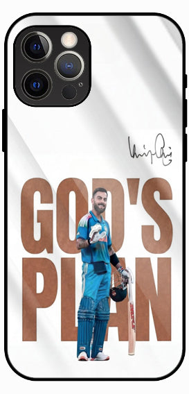 Bold Quote Cricket Design Luxury Glass Back Phone Case