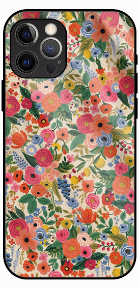 Vintage Floral Retro Premium Glass Phone Case