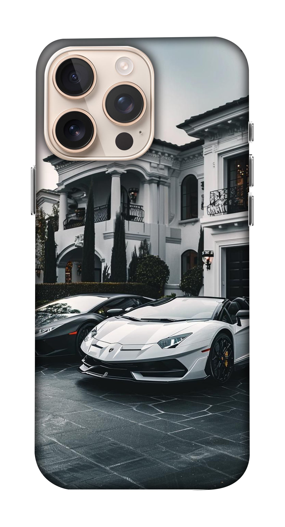 White Sports Car Mobicase