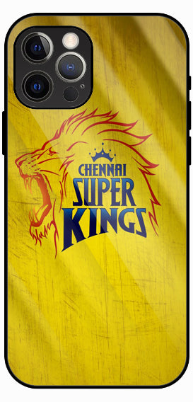 Yellow King Jersey Design Luxury Glass Back Phone Case