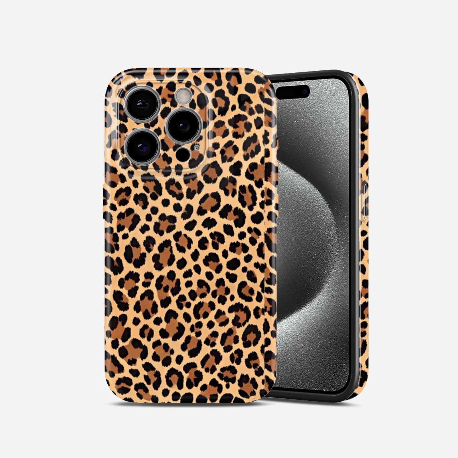 Leopard Print, Hard Glossy Case - Stylish & Protective Cover