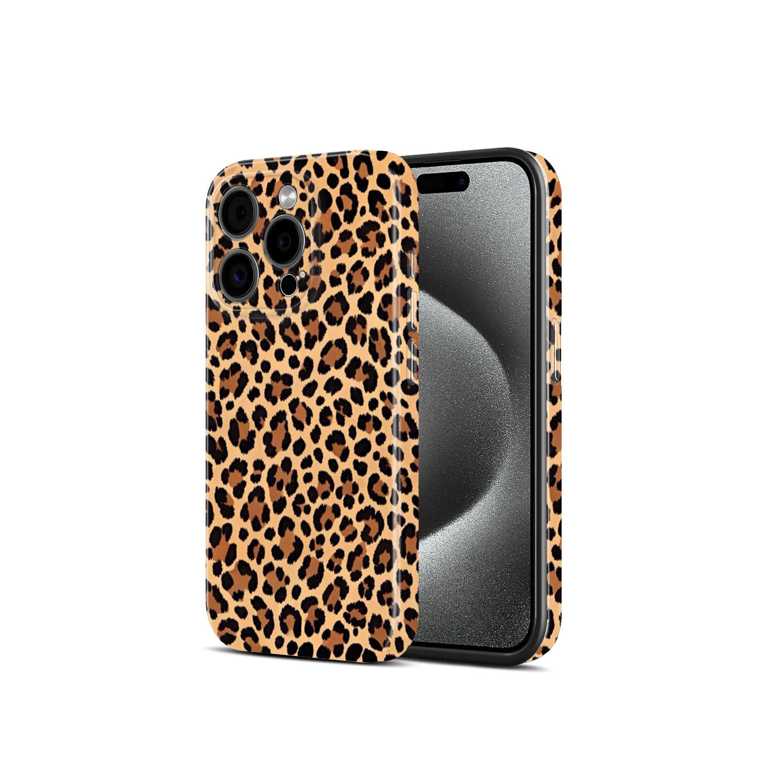 Leopard Print, Hard Glossy Case - Stylish & Protective Cover