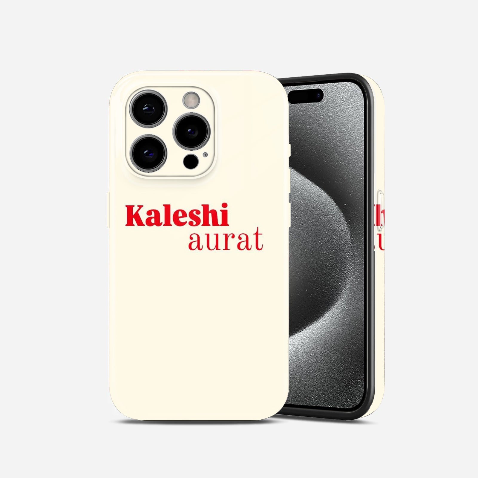 'Kaleshi Aurat' Print, Hard Glossy Case - Stylish & Protective Cover