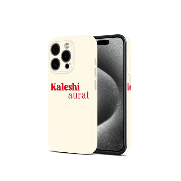 'Kaleshi Aurat' Print, Hard Glossy Case - Stylish & Protective Cover