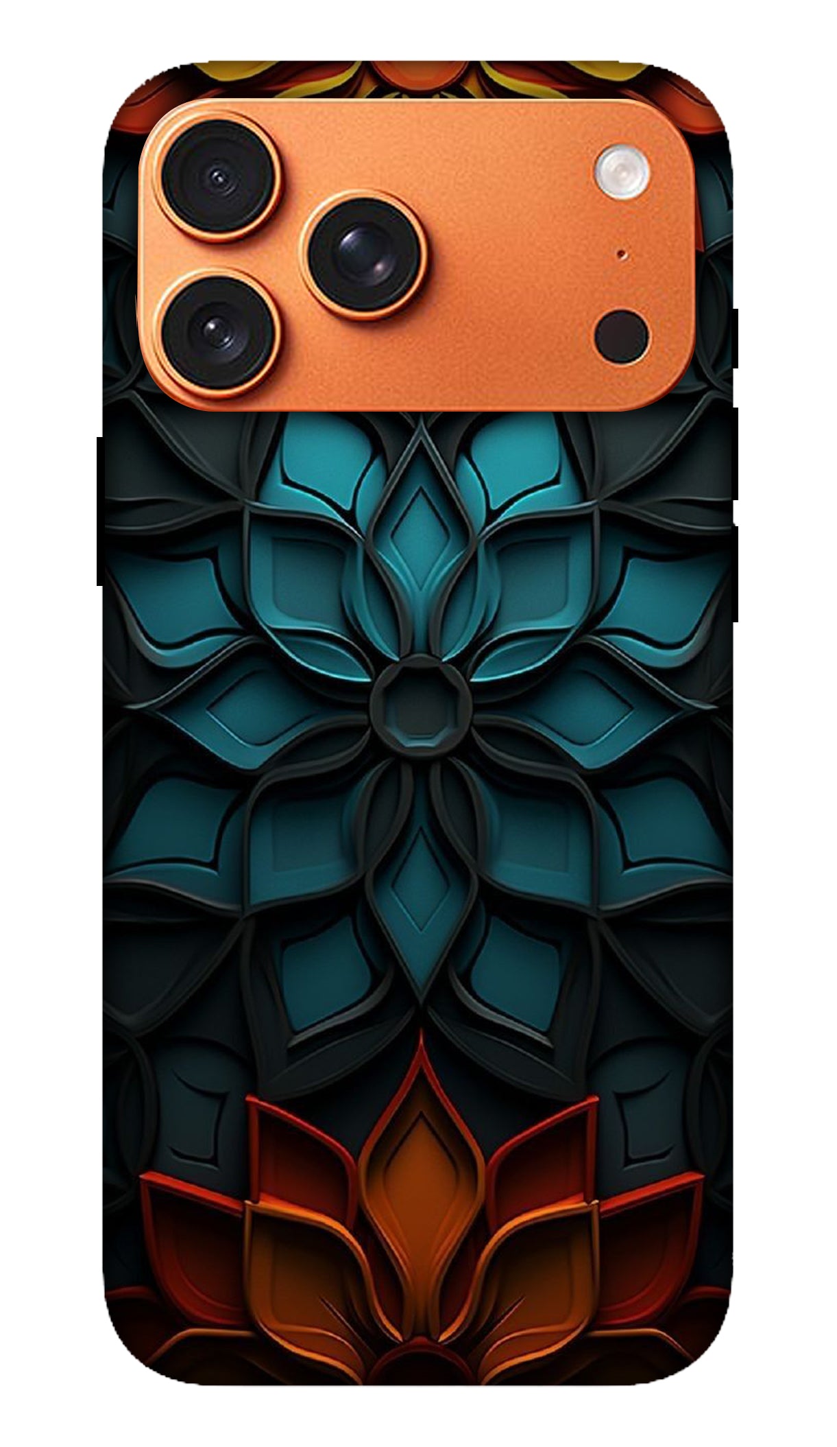Abstract Blue Hexagon Texture Phone Case