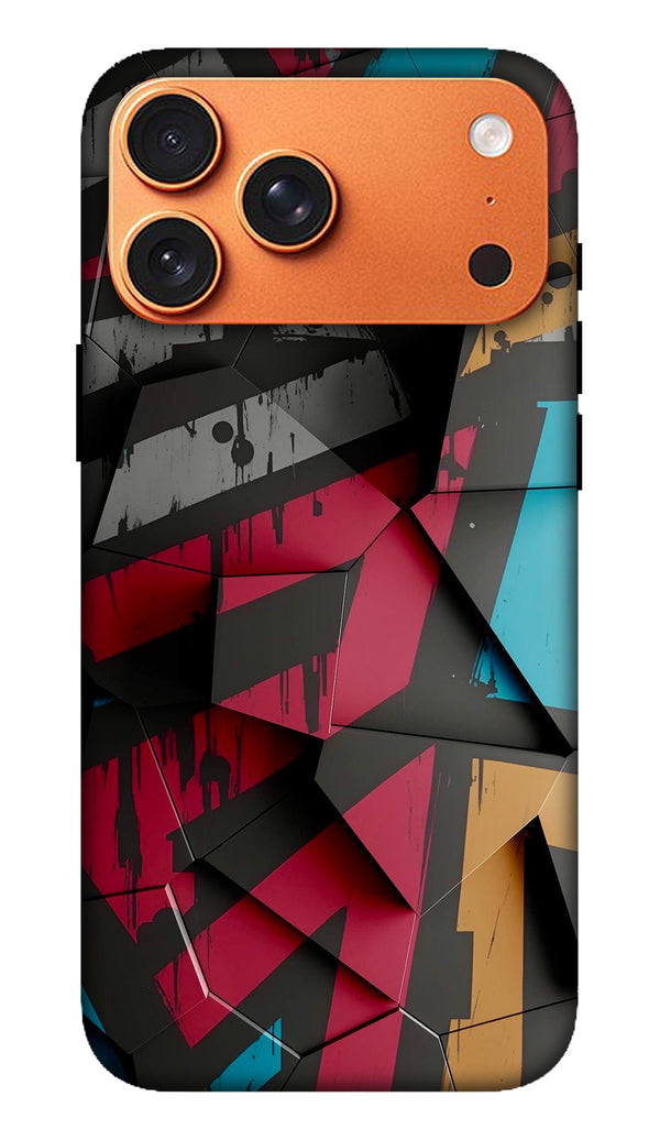 Abstract Red Geometric Premium Phone Case