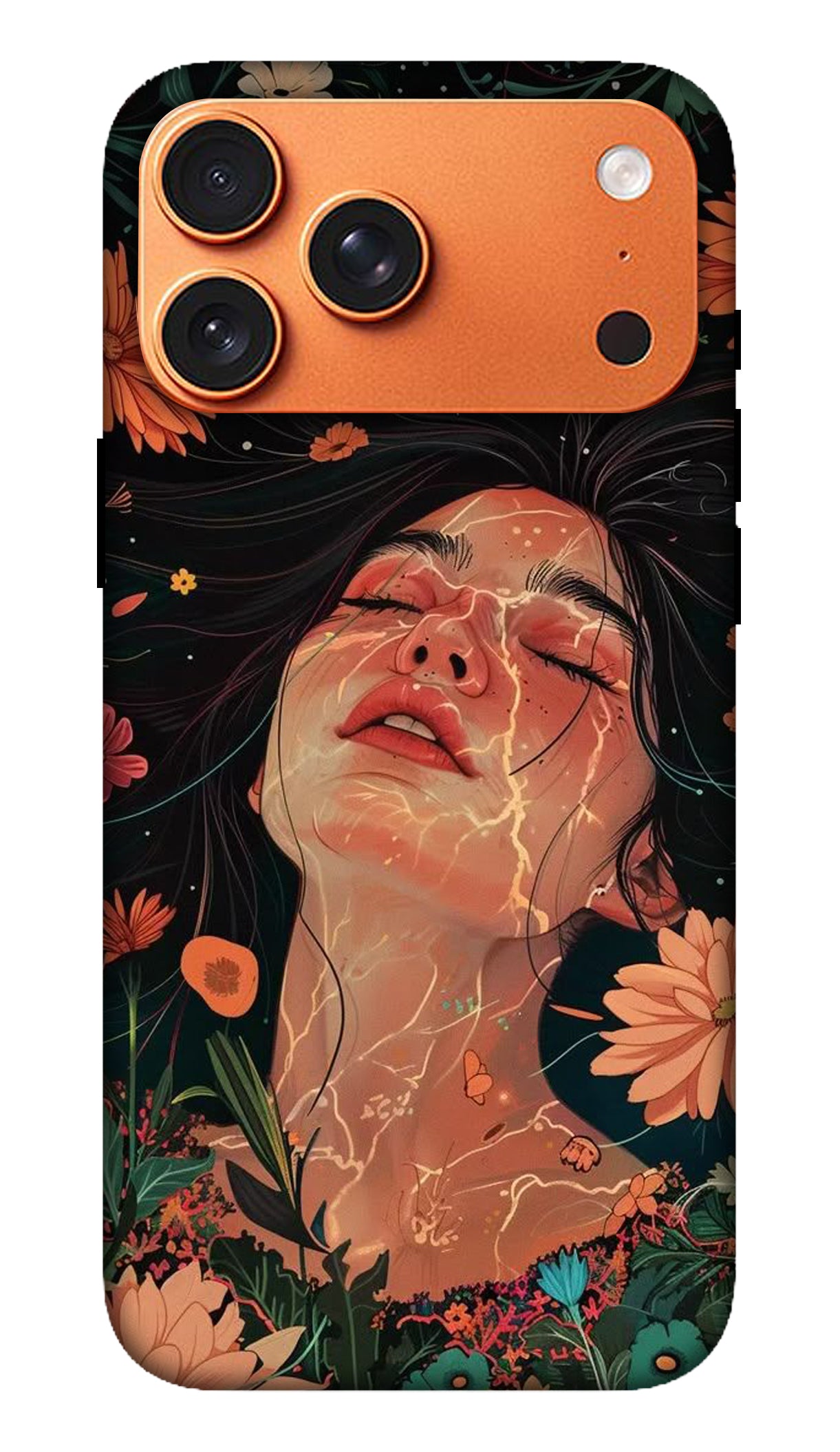 Abstract Vintage Floral Art Phone Case