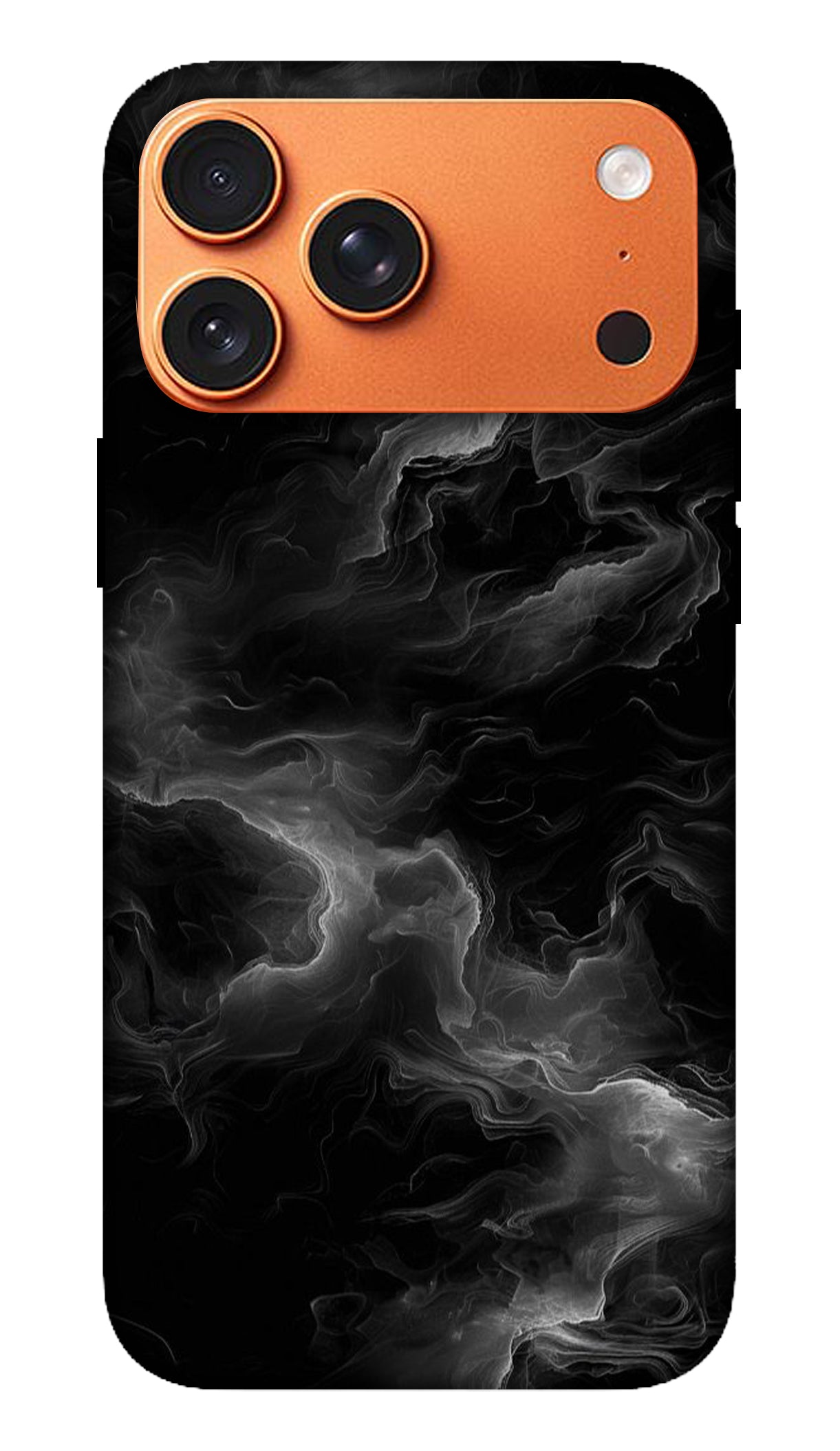 Black Marble Minimal Gloss Phone Case