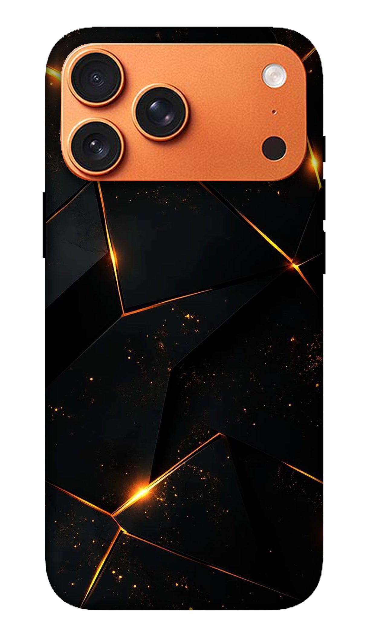 Black Marble Spark Line Phone Case
