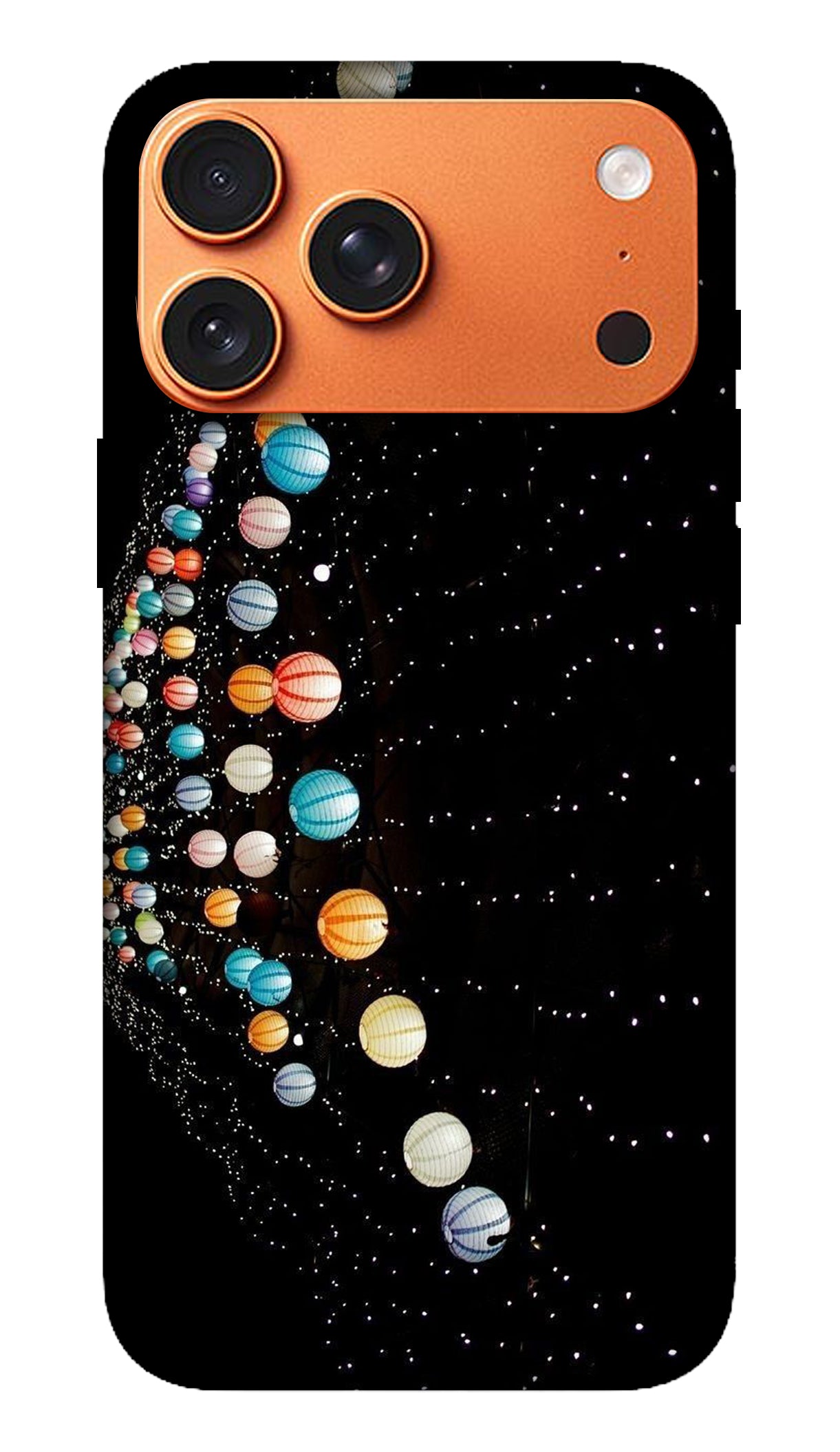 Black Rhinestone Stripe Glam Phone Case