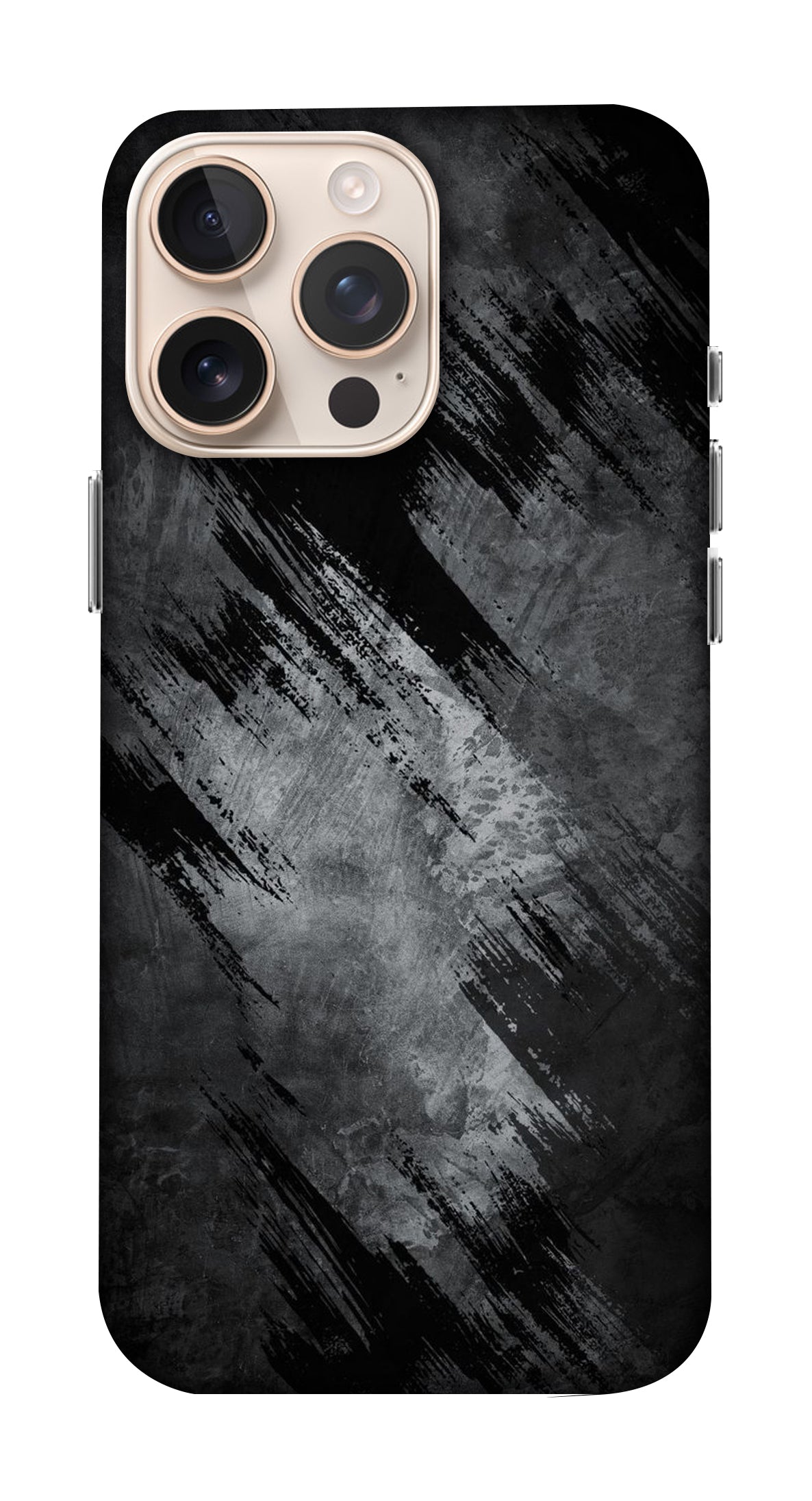 Black White Marble Swirl Phone Case