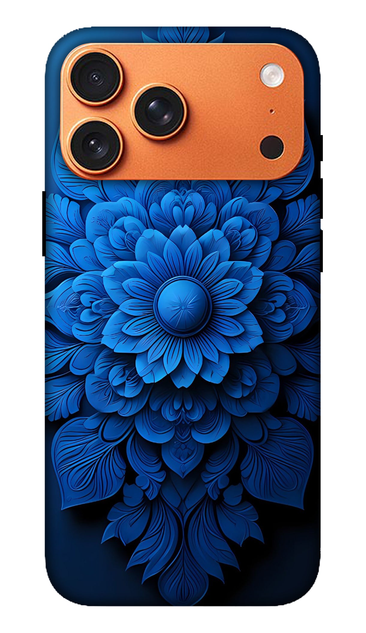 Blue Flower Mandala Phone Case