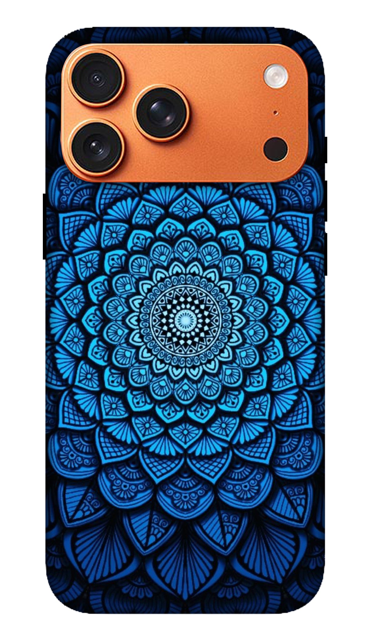 Blue Mandala Floral Pattern Phone Case